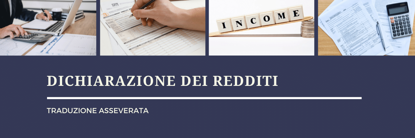 TRADUZIONE DICHIARAZIONE DEI REDDITI | My School